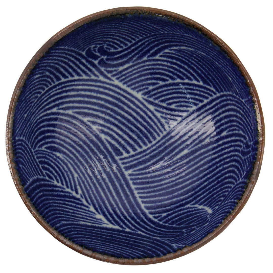 Tokyo design studio Tokyo design studio Seigaiha Blue skål 12 cm ❤ frontbillede (Skål)