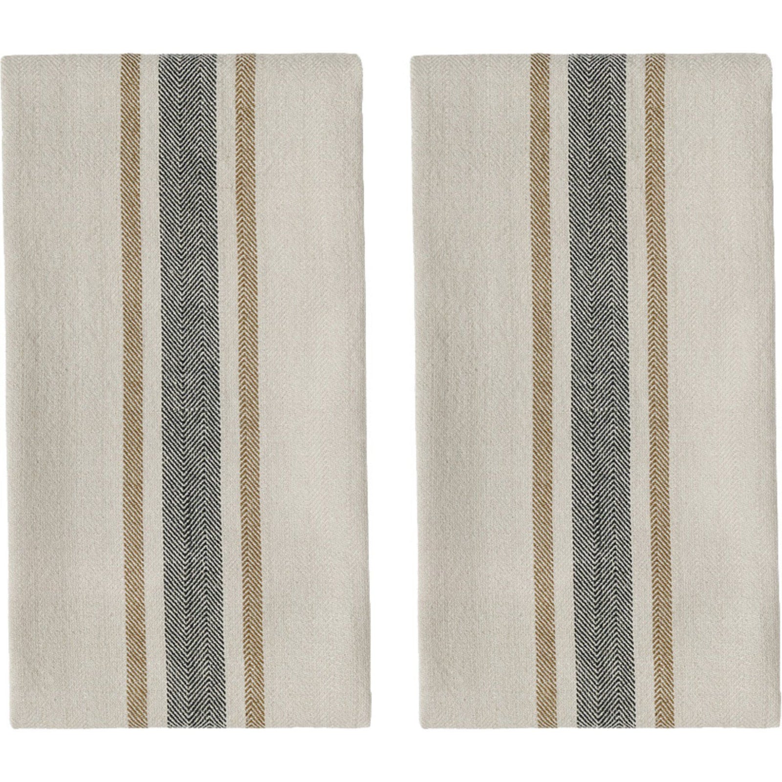 Oyoy living design Oyoy living design Linu viskestykke, sort, 2 stk. – produktvisning (Køkkenhåndklæde)