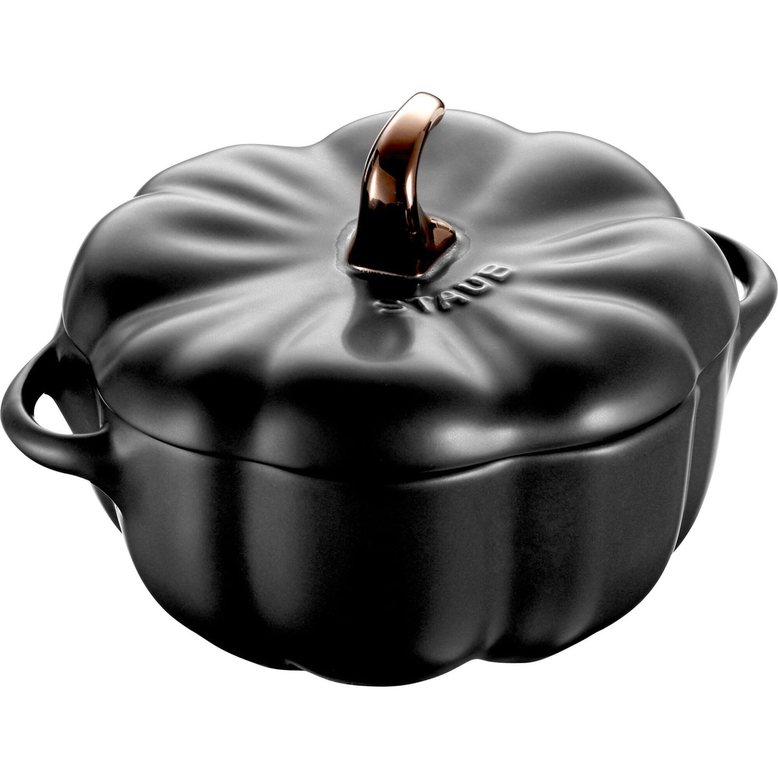 Staub Staub Græskar Cocotte Mat Sort 0,7 liter – produktfoto (Ovnfast form)