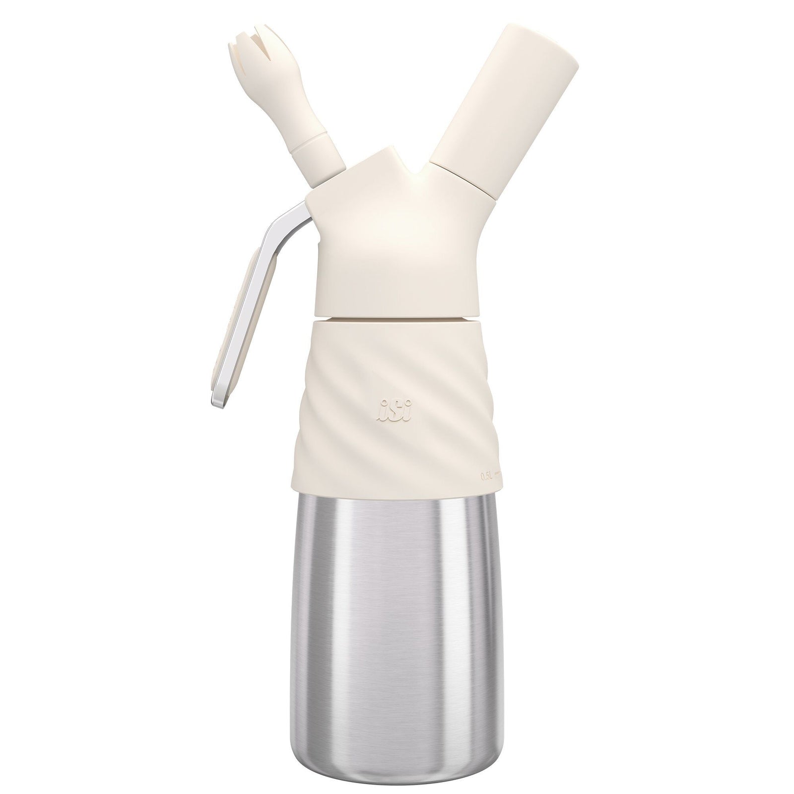 Isi Isi Creative Whip 0,5 liter, ivory white ❤ close-up (Sifon)