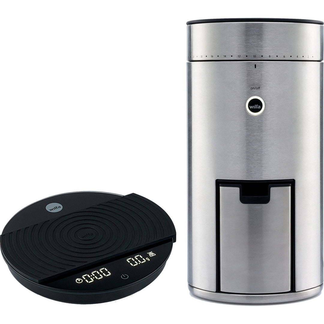 Se Wilfa Kaffekværn WSFB-100S med vægt KS1B-T2 ✔ Stort online udvalg i Wilfa - Køb online på udsalg og tilbud lige nu ✔ Meget billig fragt og hurtig levering: 1 - 2 hverdage - Varenummer: KTCH-57126 og barcode / Ean:  på lager - Udsalg på Hjem og madlavning, Boligindretning Spar op til 52% - Over  785 kendte brands på udsalg