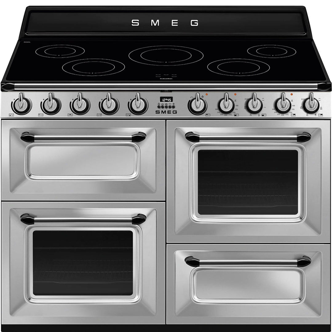 Smeg Smeg TR4110IX2 Victoria komfur med 3 ovne 110 cm, rustfrit stål ❤ produktfoto i kategorien Komfurer