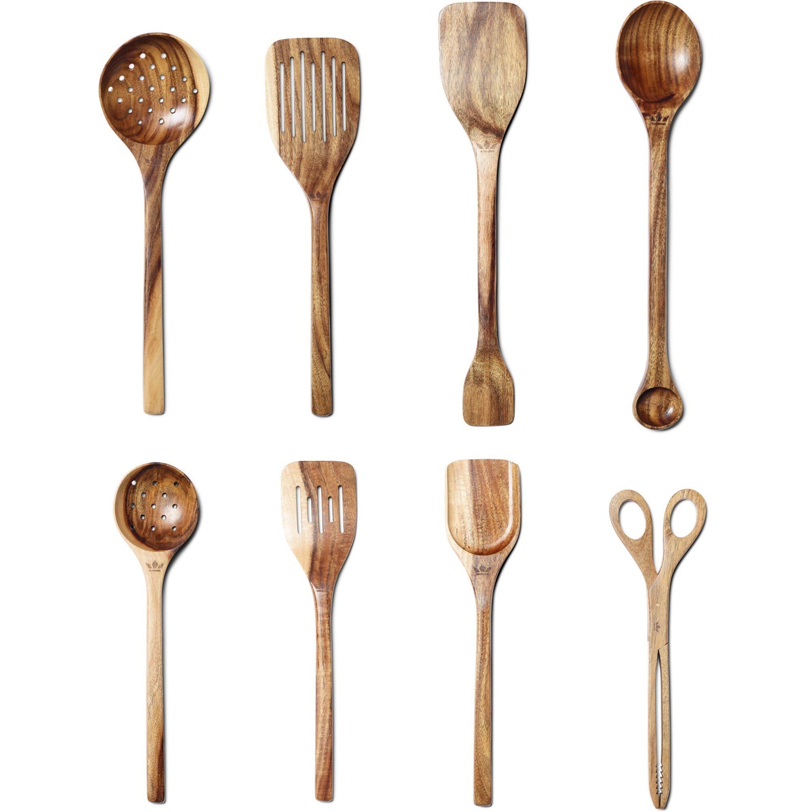 Dutchdeluxes Dutchdeluxes Redskabssæt 8 dele, akacietræ ❤ detaljebillede i kategorien Redskabsæt