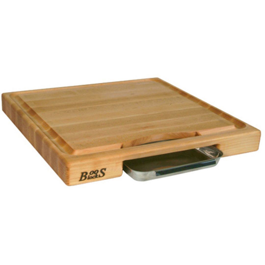 Boosblocks Boosblocks Skærebræt Med Saftrille 46x46x6 cm. ❤ billede i brug (Skærebræt)