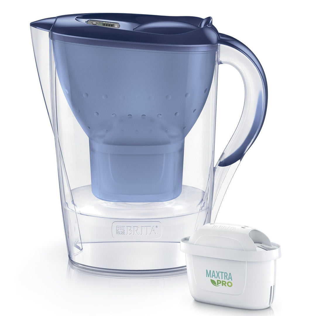 Brita Brita Marella vandfilterkande + 3 filtre, blå – billede i brug (Vandfilterkande)