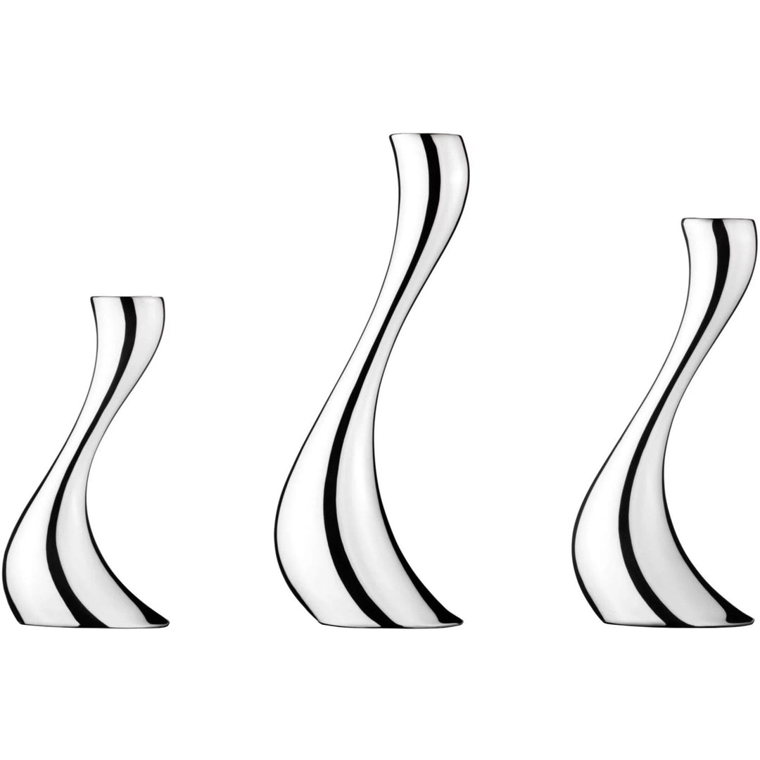 Georg jensen Georg jensen Cobra Lysestagesæt – frontbillede (Lysestage)