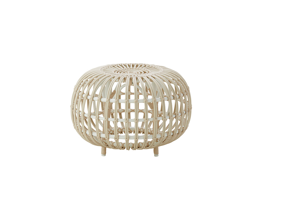 Produktbillede af Sika Design Ottoman Exterior Lille Dove White 55 i premium kvalitet