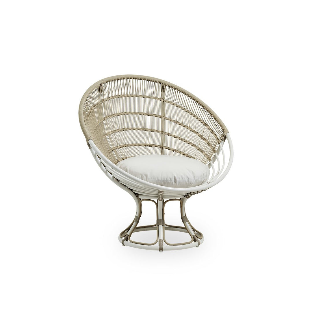 Produktbillede af Sika Design Luna Exterior Lænestol Dove White 102 i premium kvalitet