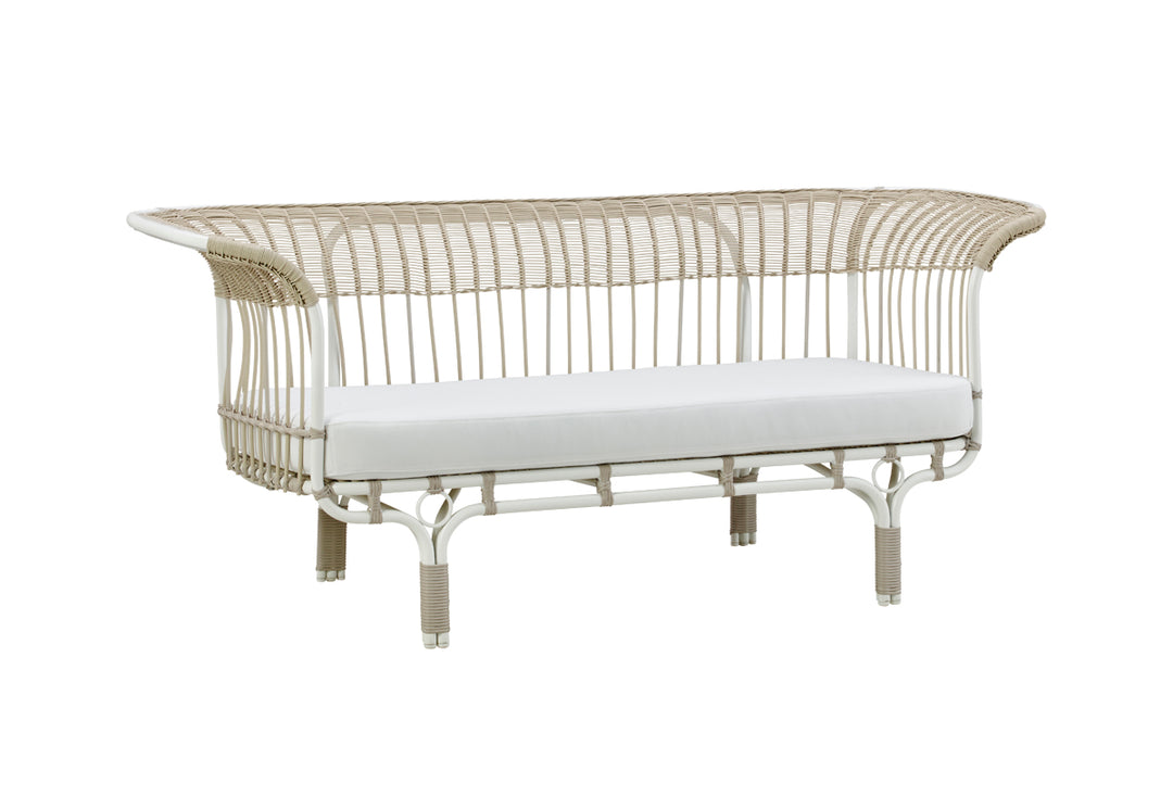 Produktbillede af SIKA DESIGN BELLADONA EXTERIOR SOFA DOVE WHITE INKL HYNDE 195 i premium kvalitet