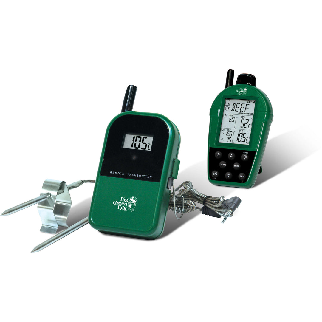 Big green egg Big green egg Trådløst termometer – billede i brug (Kamadogrill)