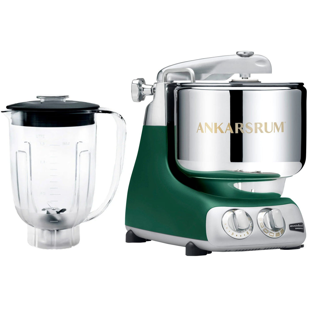 Ankarsrum Ankarsrum Assistent AKM 6230 røremaskine + blender, forest green – frontbillede (Røremaskiner)