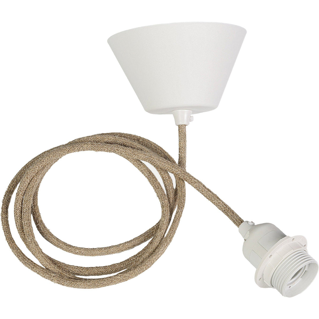 Watt&veke Watt&veke Loftsophæng, E27, beige ❤ produktbillede (Lampenholder)