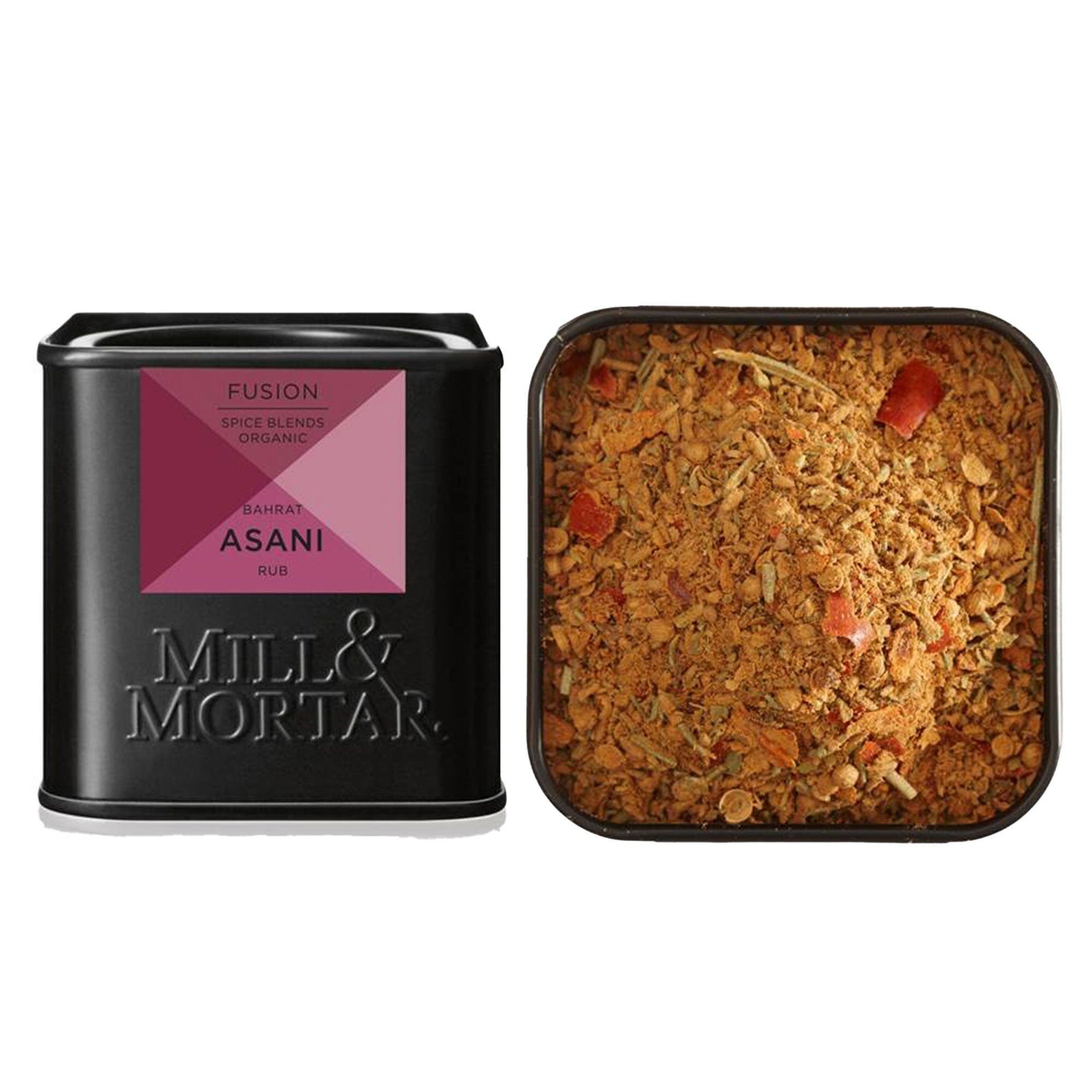 Mill & mortar Mill & mortar Baharat Asani 45 g – vinkelbillede (Krydderier)