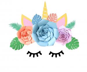 Produktbillede af Enhjørning Diy Papirdekoration på tilbud i brug