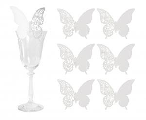 Sommerfugl Glas Pladskort Hvid 6 Stk ✔ Kæmpe udvalg i Godan ✔ Billig fragt og hurtig levering 2 - 5 hverdage - Varenummer: BAR-697780 / Ean: '5902973134582 på lager - Udsalg på Fest - Fest Tilbehør Spar op til 54% - Over 324 kendte brands på udsalg