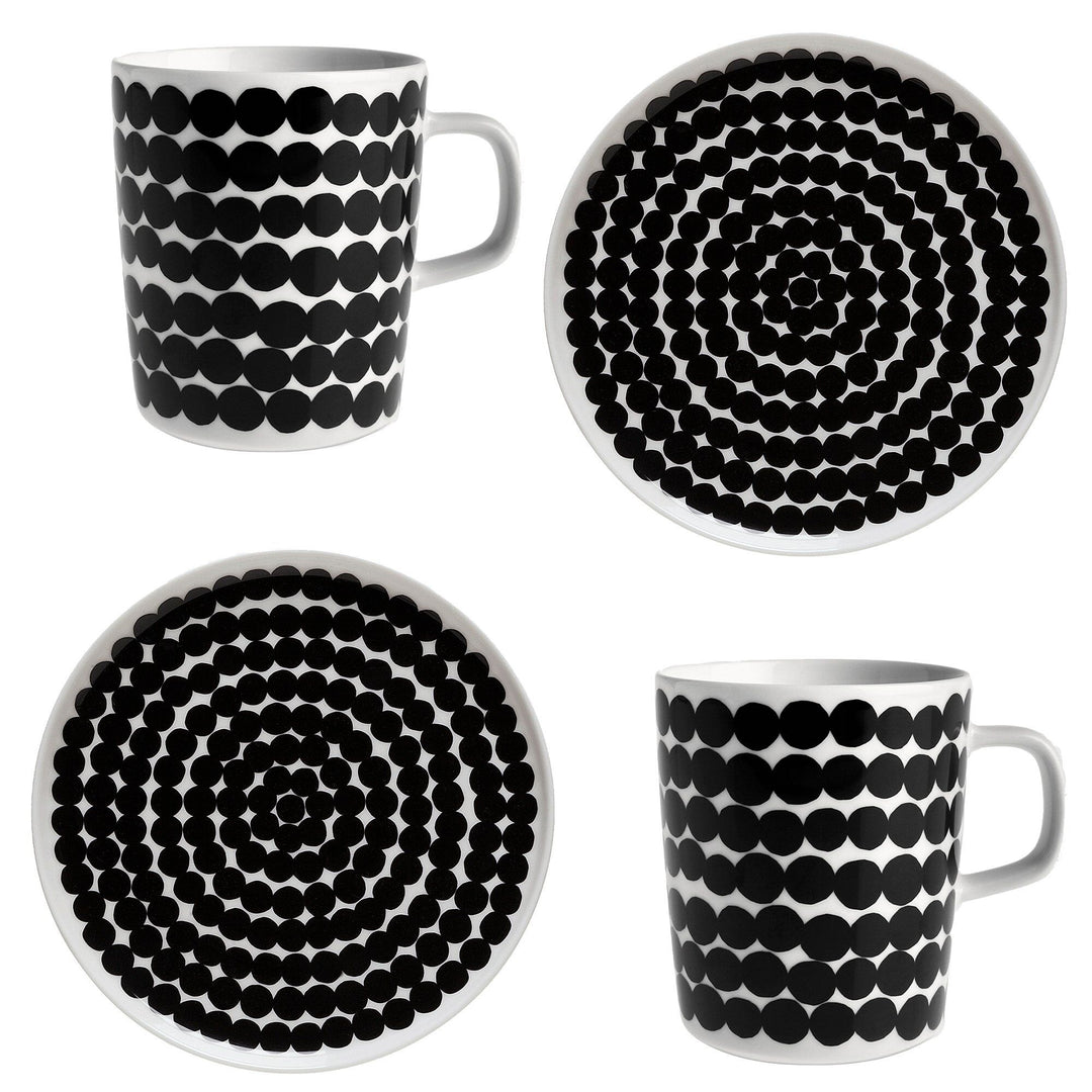 Marimekko Marimekko Räsymatto morgenmadssæt, krus & tallerken – vinkelbillede (Morgenmadssæt)