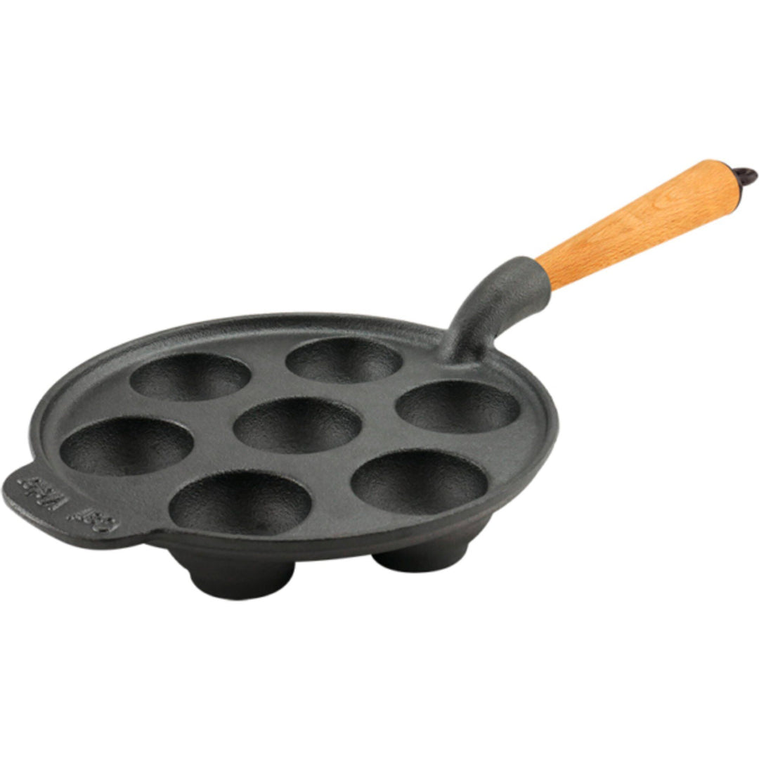 Carl victor Carl victor Æbleskivepande af støbejern 21 cm – detaljebillede (Strøget)