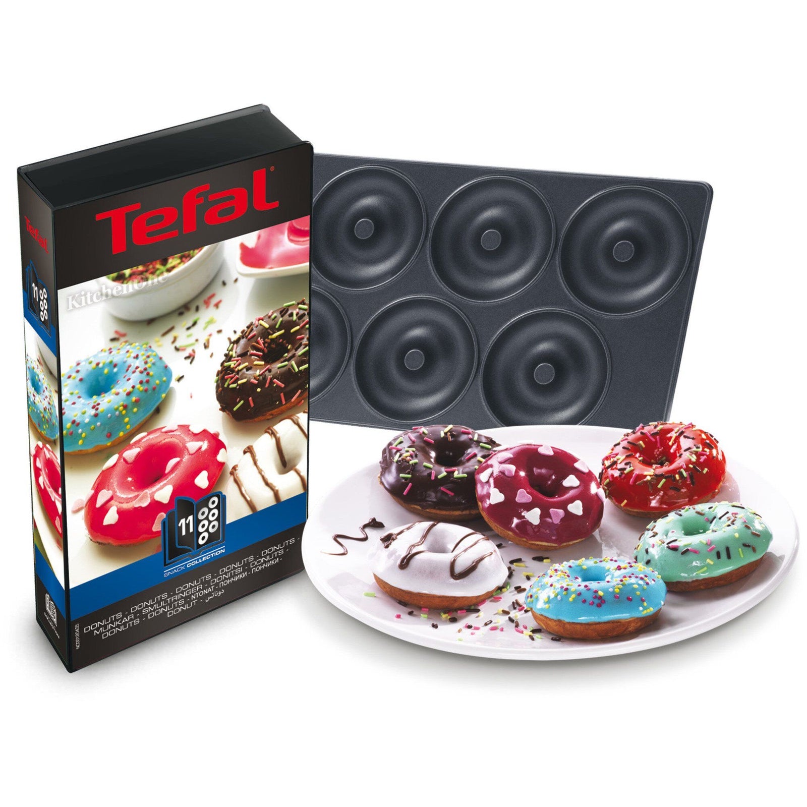 Tefal Tefal Snack Collection plader: Donuts (11) ❤ detaljebillede i kategorien Tilbehør