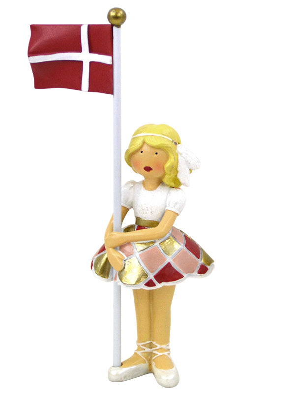 Produktbillede af Kids by Friis Ballerina bordpynt med flag i premium kvalitet