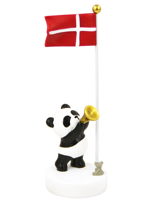 Produktbillede af Kids by Friis Bordflag panda med trompet i premium kvalitet