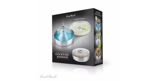Produktbillede af Stål Cocktail Rimmer Sæt Final Touch på tilbud – premium kvalitet og detaljer