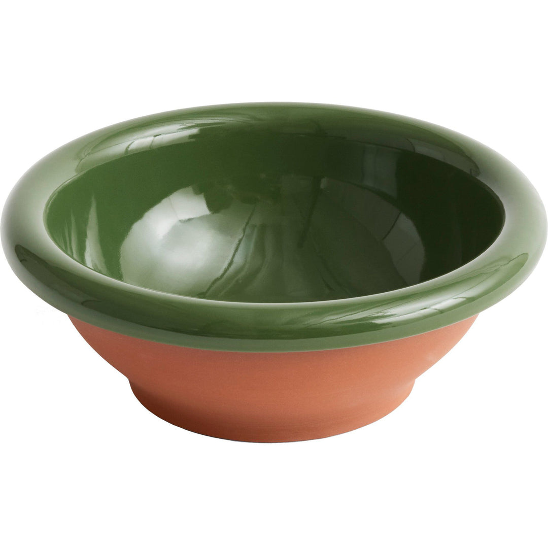 Hay Hay Barro salatskål small Ø21, grøn – close-up (Salatskål)