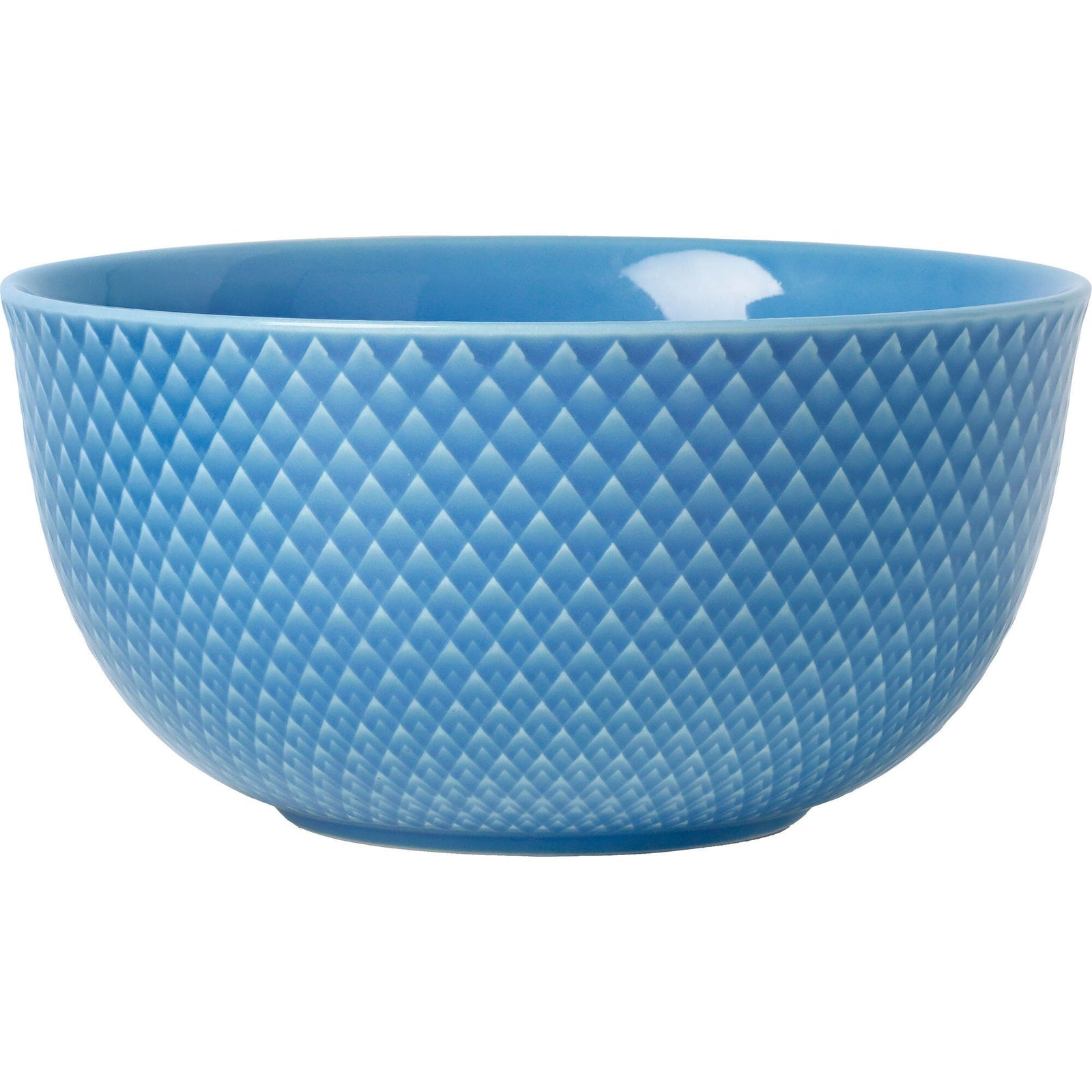 Lyngby porcelæn Lyngby porcelæn Rhombe Color Serveringsskål Blå 17,5 cm ❤ frontbillede (Skål)