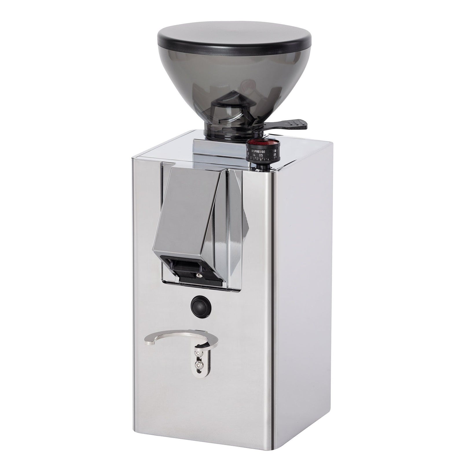 La pavoni La pavoni New Kube Mill elektrisk kaffekværn, krom – frontbillede (Kaffekværn)