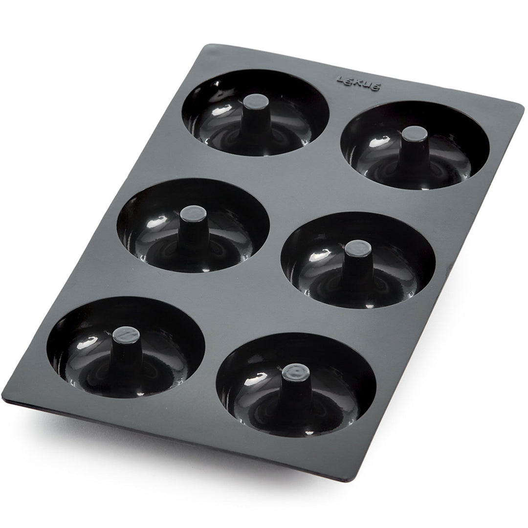 Lékué Lékué Gourmet Donutform Sort 6 stk. ❤ detaljebillede (Donutform)