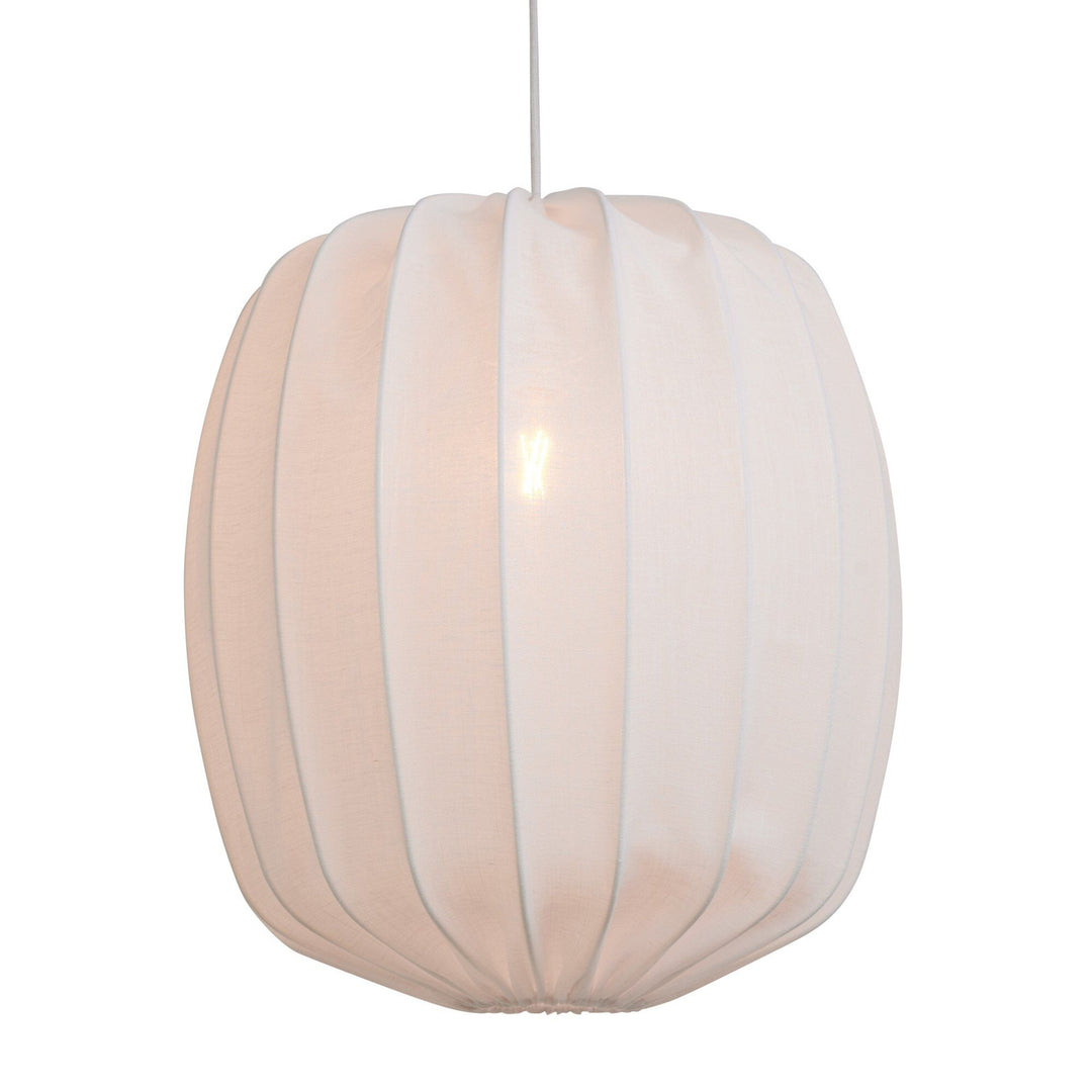 Watt&veke Watt&veke Prisma loftslampe i hør 45 cm, hvid ❤ billede i brug i kategorien Lampe