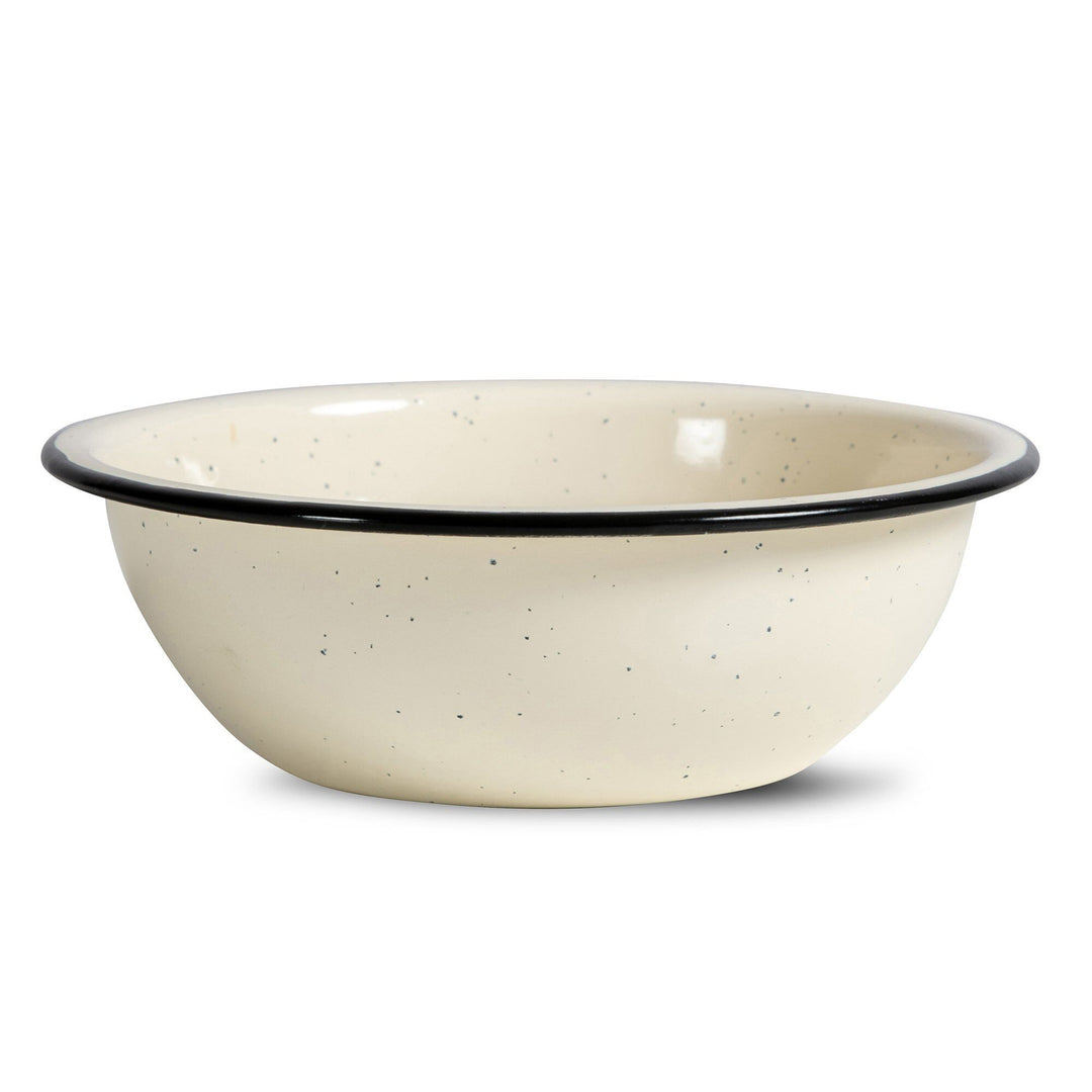 Sagaform Sagaform Doris emaljeskål, beige ❤ frontbillede (Skål)