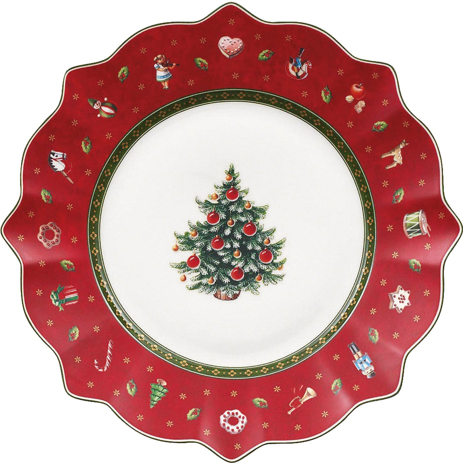 Villeroy & boch Villeroy & boch Toys Delight tallerken 22 cm, rød – frontbillede (Plade)