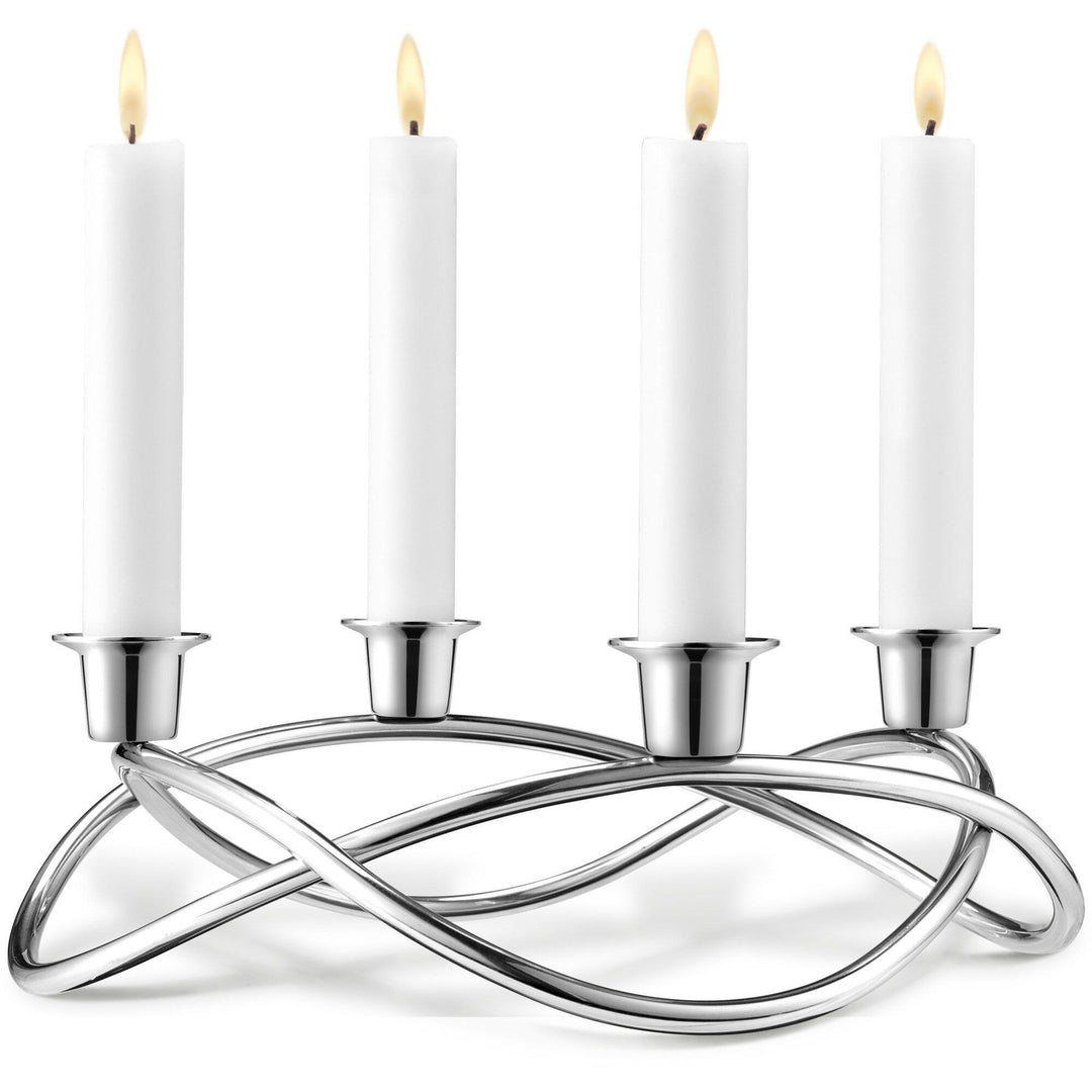 Georg jensen Georg jensen Season Lysestage Blank ❤ vinkelbillede (Lysestage)