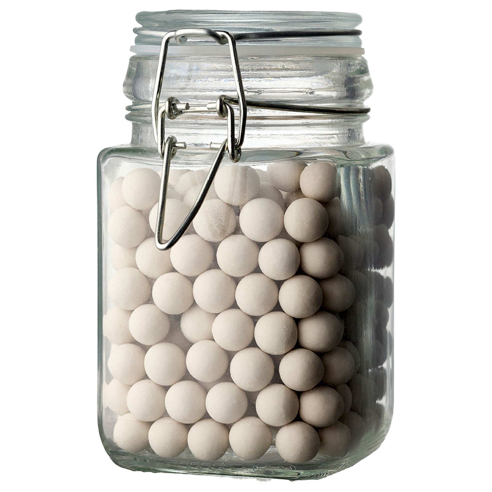 Blomsterbergs Blomsterbergs keramiske bagekugler, hvide – detaljebillede (Bagudstyr)