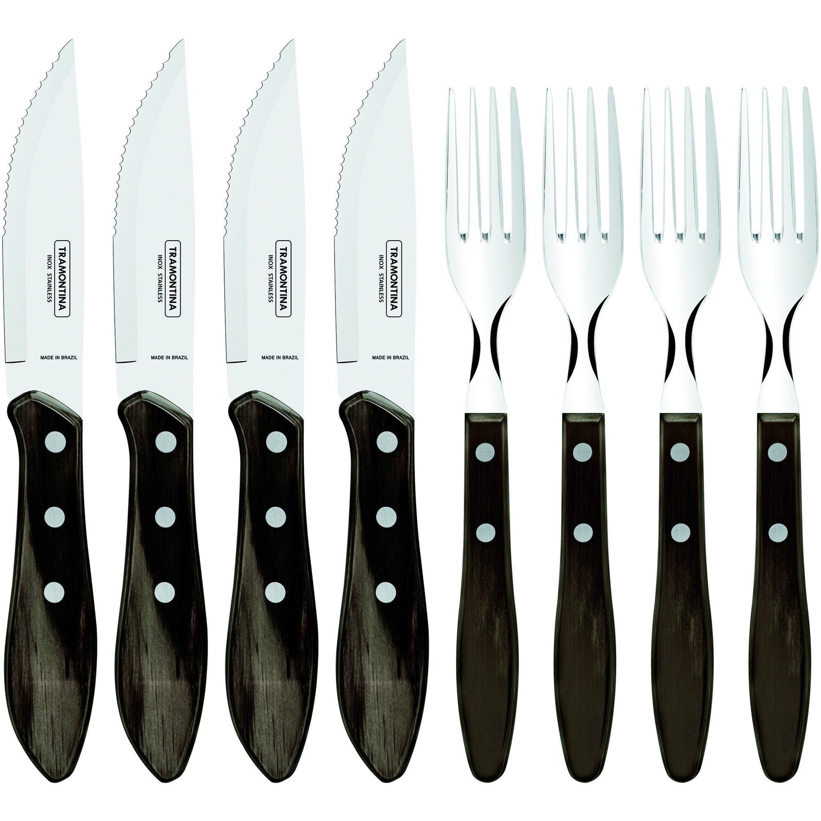 Tramontina Tramontina Steakbestik 8 dele 21,5 cm – produktbillede (Bestikssæt)