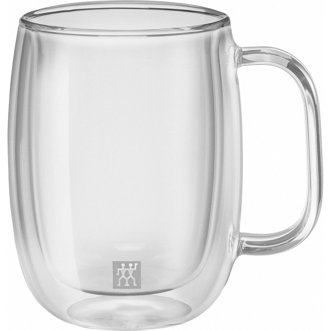 Zwilling Zwilling Sorrento kaffeglas m. hank, 2-pack – billede i brug (Kaffekopper)