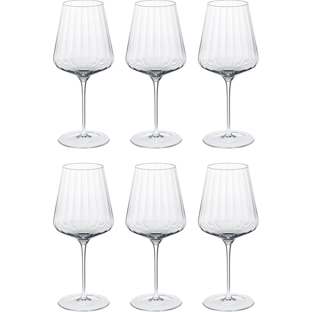 Georg jensen Georg jensen Bernadotte rødvinsglas 6 stk. ❤ frontbillede (Rødvinsglas)