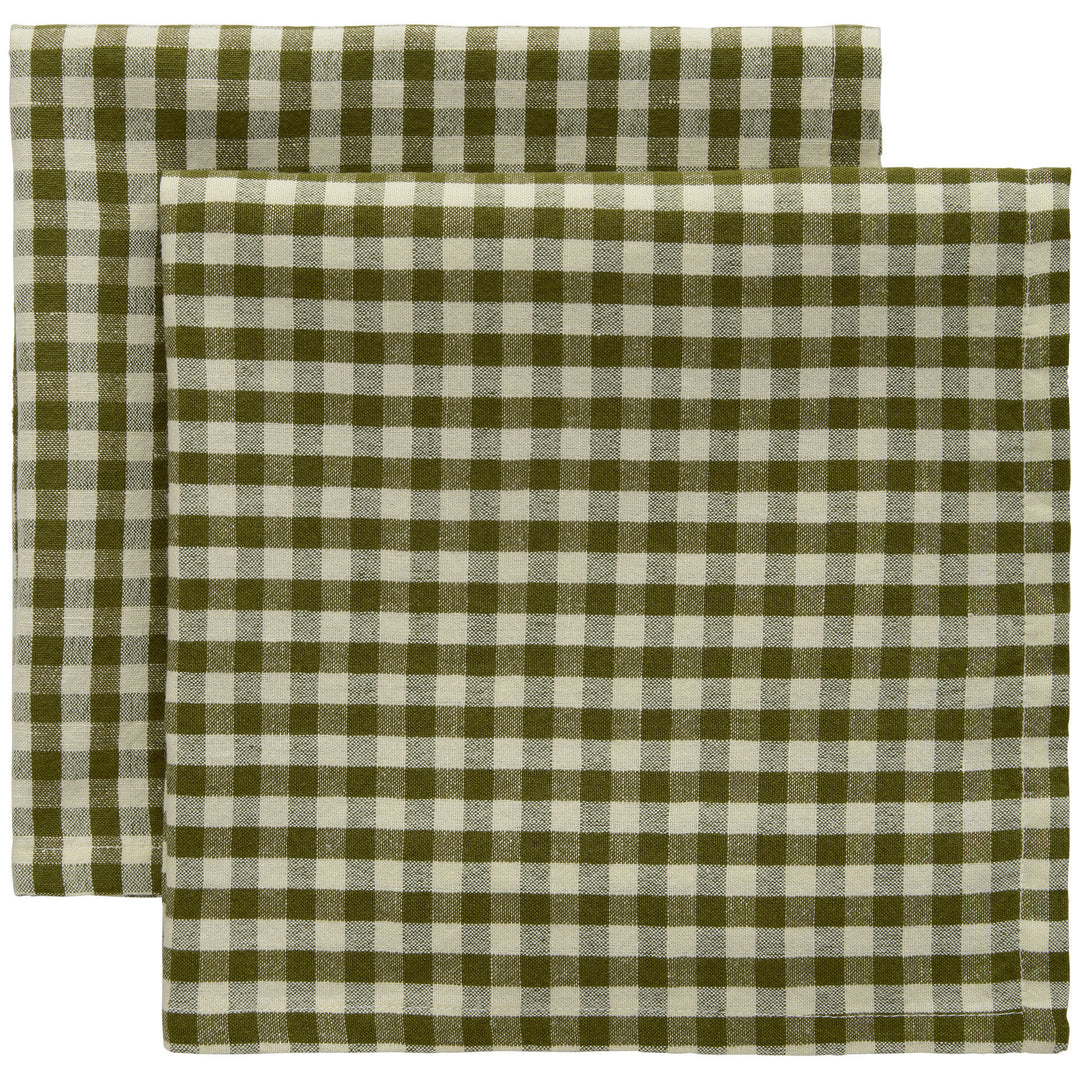 Decotique Decotique Oliva serviet, grøn, 2 stk. ❤ produktbillede i kategorien Serviet