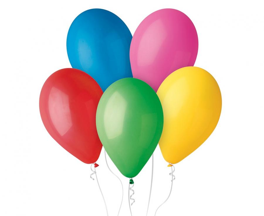Produktbillede af Ballon Pastel Flerfarvet 100 Stk. 30 Cm på tilbud i brug