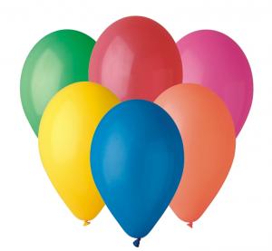 Produktbillede af Ballon Pastel Flerfarvet 100 Stk. 25 Cm på tilbud i brug