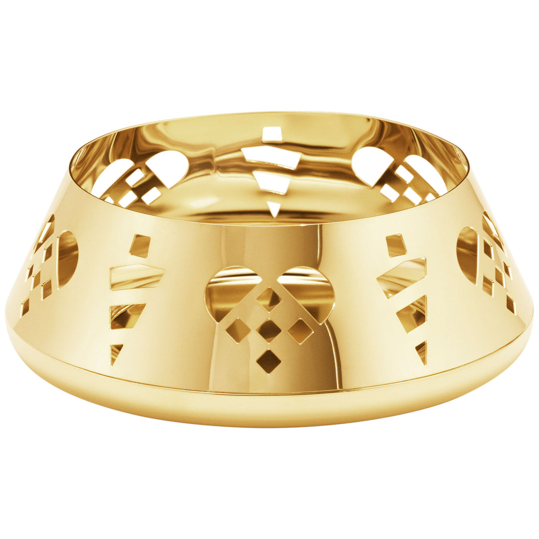 Georg jensen Georg Jensen CC 2025 Søjle lysestage 18K-belagt – vinkelbillede (Lysestage)