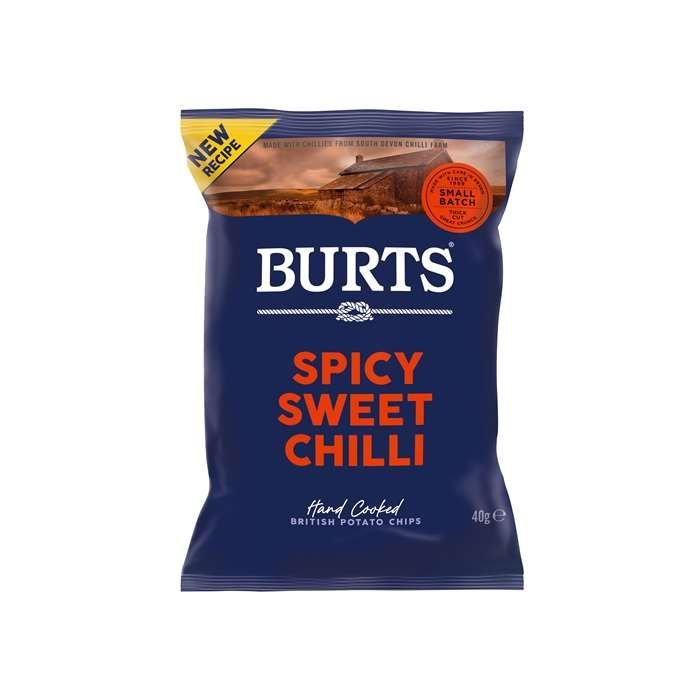 Burts Chips Thai Sweet Chili 40 g ❤ Stort online udvalg i BURTÂ´S ❤ Billig fragt og hurtig levering 2 - 5 hverdage ❤ Varenummer: BAR-702709 / Ean: '5034709000264 på lager - Udsalg på Spar op til 51% - Over 412 kendte brands på udsalg