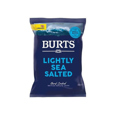 Burts Chips Lightly Sea Salt 40 g ❤ Stort online udvalg i BARLIFE ❤ Billig fragt og hurtig levering 2 - 5 hverdage ❤ Varenummer: BAR-702506 / Ean: '5034709000240 på lager - Udsalg på Spar op til 57% - Over 412 kendte brands på udsalg