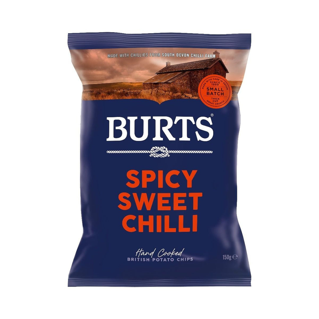 Burts Chips Thai Sweet Chili 150 g ❤ Stort online udvalg i BURTÂ´S ❤ Billig fragt og hurtig levering 2 - 5 hverdage ❤ Varenummer: BAR-702706 / Ean: '5034709001391 på lager - Udsalg på Spar op til 54% - Over 412 kendte brands på udsalg
