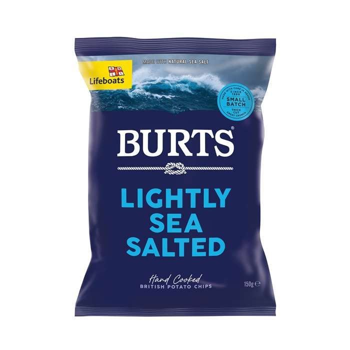 Burts Chips Lightly Sea Salt 150 g ❤ Stort online udvalg i BURTÂ´S ❤ Billig fragt og hurtig levering 2 - 5 hverdage ❤ Varenummer: BAR-702739 / Ean: '5034709001353 på lager - Udsalg på Spar op til 57% - Over 412 kendte brands på udsalg