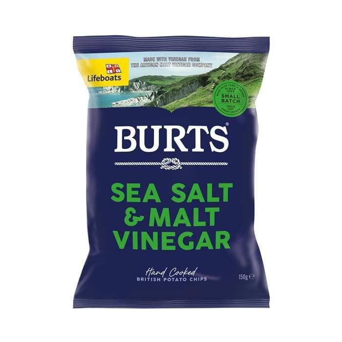 Burts Chips Sea Salt & Malted Vinegar 150 g ❤ Stort online udvalg i BURTÂ´S ❤ Billig fragt og hurtig levering 2 - 5 hverdage ❤ Varenummer: BAR-702741 / Ean: '5034709001452 på lager - Udsalg på Spar op til 55% - Over 412 kendte brands på udsalg