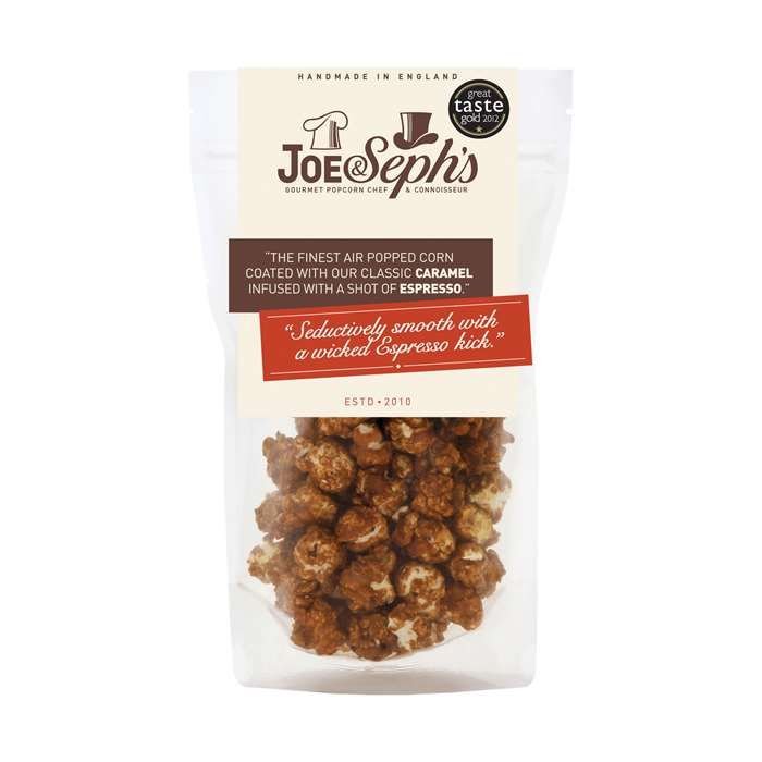 J&S Karamel & Espresso Popcorn 80 G ❤ Stort online udvalg i Joe & Sephs ❤ Billig fragt og hurtig levering 2 - 5 hverdage ❤ Varenummer: BAR-702963 / Ean: '0609728077334 på lager - Udsalg på Spar op til 66% - Over 412 kendte brands på udsalg
