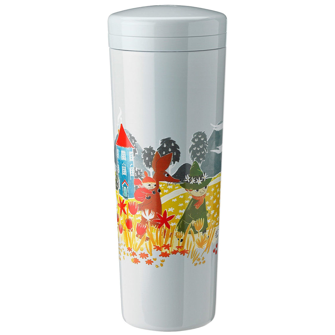 Stelton Stelton Carrie termoflaske 0,5 liter, sky – billede i brug (Termokande)