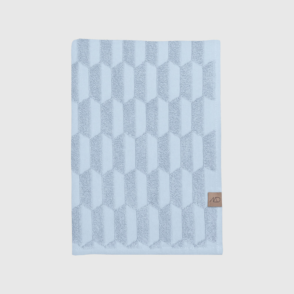 Produktbillede af GEO Håndklæde Lyseblå 70x133 cm på tilbud i høj kvalitet