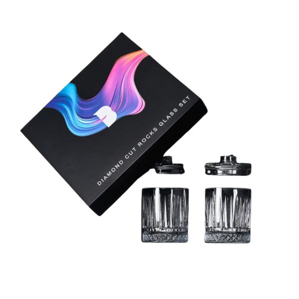 Produktbillede af Flavour Blaster Diamond Glas M. Låg 2 Stk. på tilbud i premium kvalitet